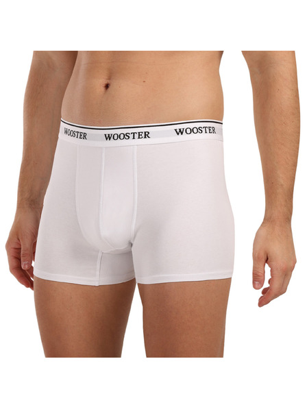 Wooster Komplet treh - moške boksarice Wooster bele