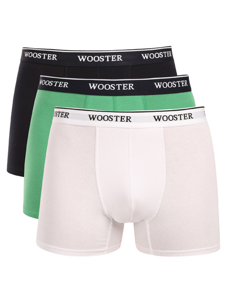 Wooster Komplet treh - moške boksarice Wooster večbarvne