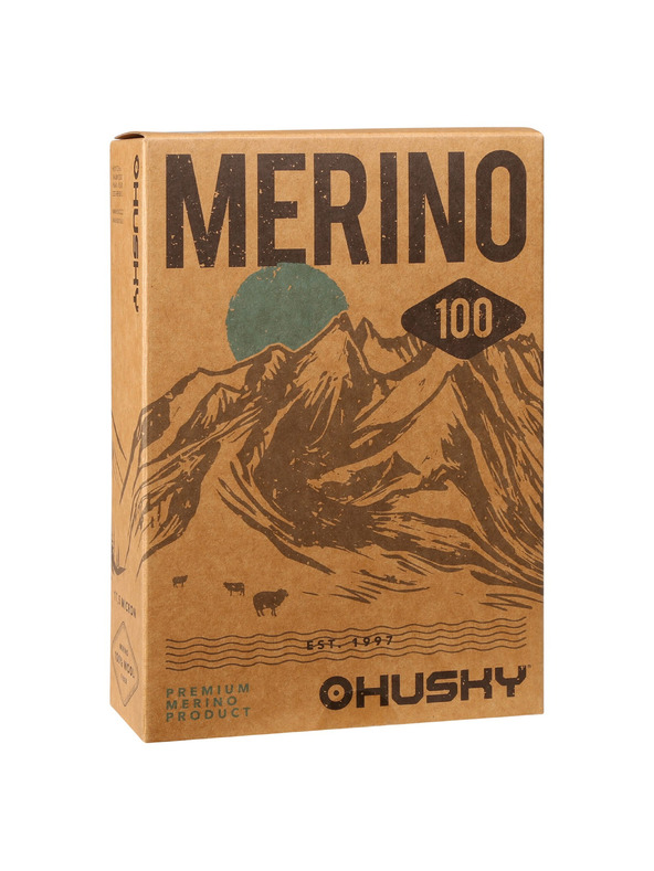 HUSKY Moško termo majico HUSKY MERTEE merino modro