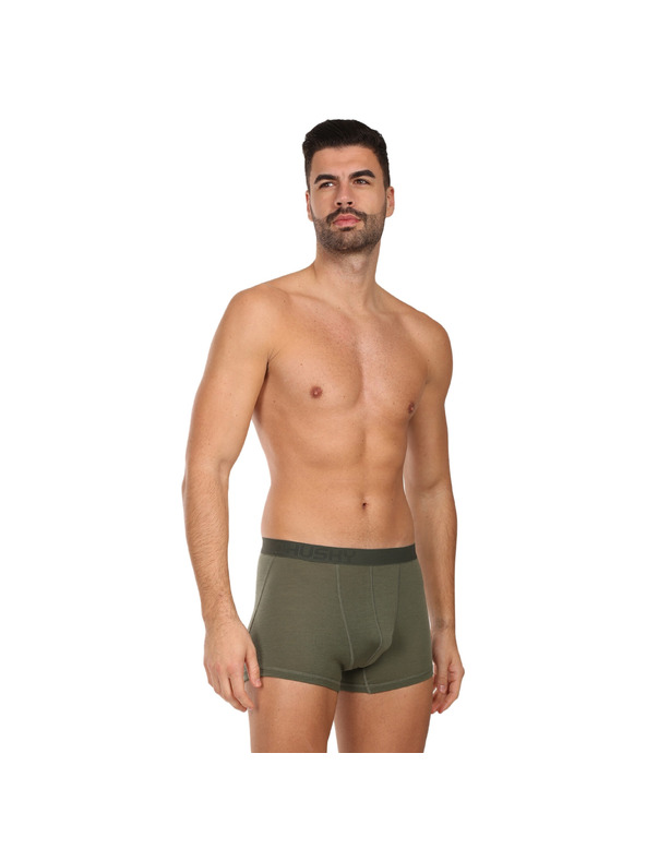 HUSKY Moške boksarice HUSKY MEX merino zelene
