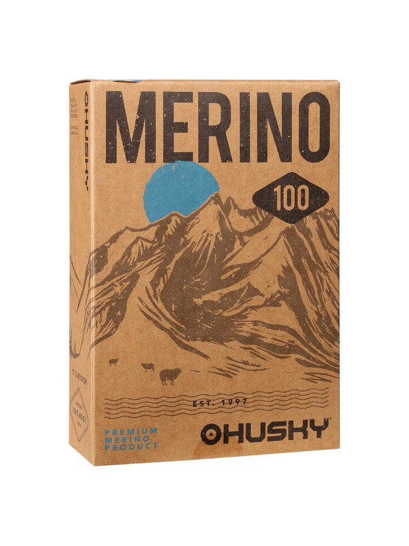 HUSKY Moško termo majico HUSKY MERSA merino modro