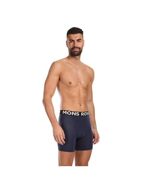 Mons Royale Moške boksarice Mons Royale merino modre