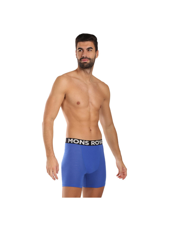 Mons Royale Moške boksarice Mons Royale merino modre