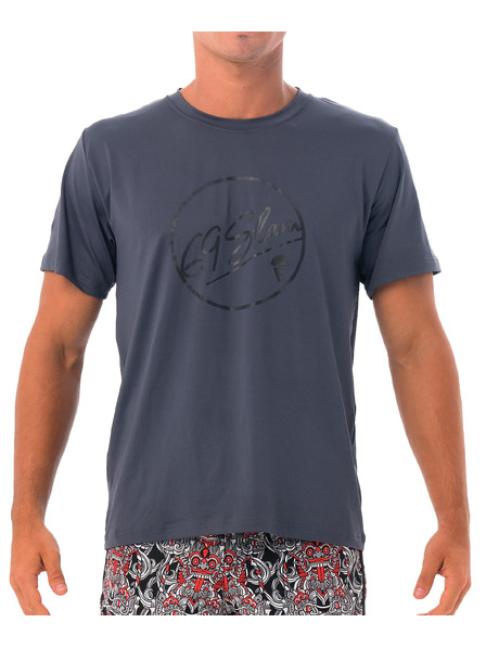 69slam Moško t-shirt 69SLAM BUBBLE GREY UPF +30