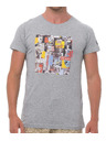 69slam Moško t-shirt 69SLAM SKULLAGE GREY