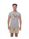 69slam Moško t-shirt 69SLAM SKULLAGE GREY