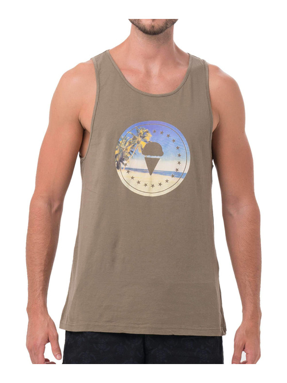 69slam Moško majico 69SLAM GILI ISLE KHAKI