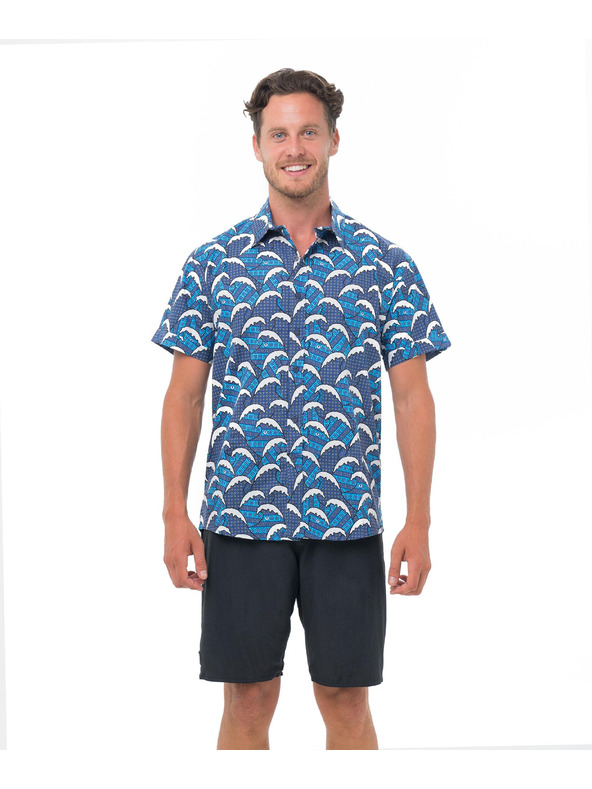 69slam Moška srajca 69SLAM BATIK WAVE