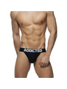 ADDICTED Moški jockstrap Addicted črni