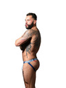 Andrew Christian Moški jockstrap Andrew Christian modri ALMOST NAKED