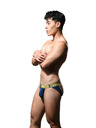 Andrew Christian Moški jockstrap Andrew Christian modri ALMOST NAKED