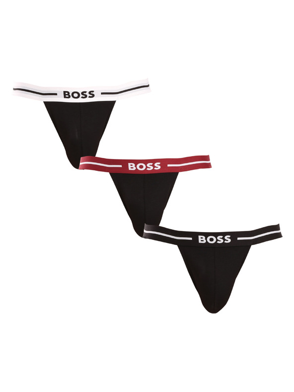 BOSS Komplet treh - moške jockstrap BOSS večbarvne