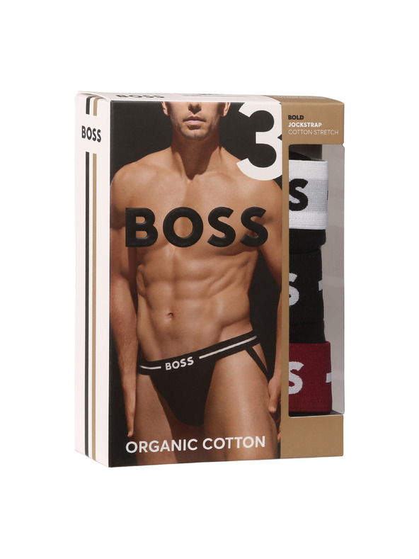 BOSS Komplet treh - moške jockstrap BOSS večbarvne