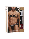 BOSS Komplet treh - moške jockstrap BOSS večbarvne