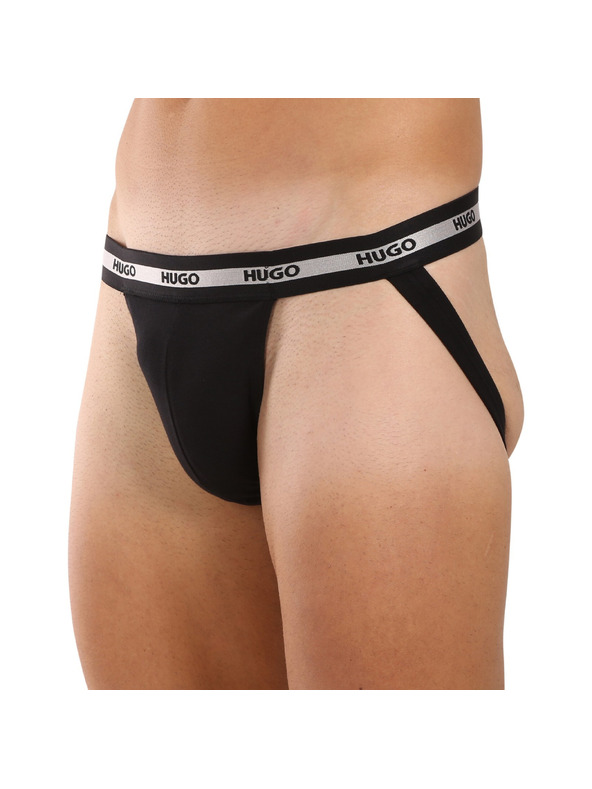 HUGO Komplet treh - moške jockstrap HUGO večbarvne