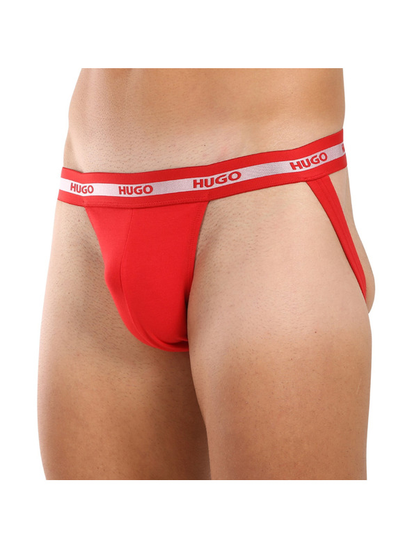 HUGO Komplet treh - moške jockstrap HUGO večbarvne