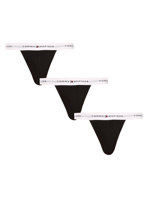 Tommy Hilfiger Komplet treh - moške jockstrap Tommy Hilfiger črne
