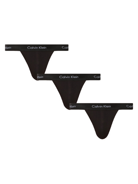 Calvin Klein Komplet treh - moške jockstrap Calvin Klein črne