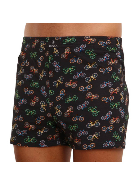 Lonka Moške trenirke Lonka večbarvne (Karlos - bike/black)