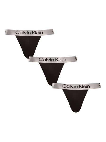 Calvin Klein Komplet treh - moške jockstrap Calvin Klein črne