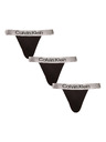 Calvin Klein Komplet treh - moške jockstrap Calvin Klein črne