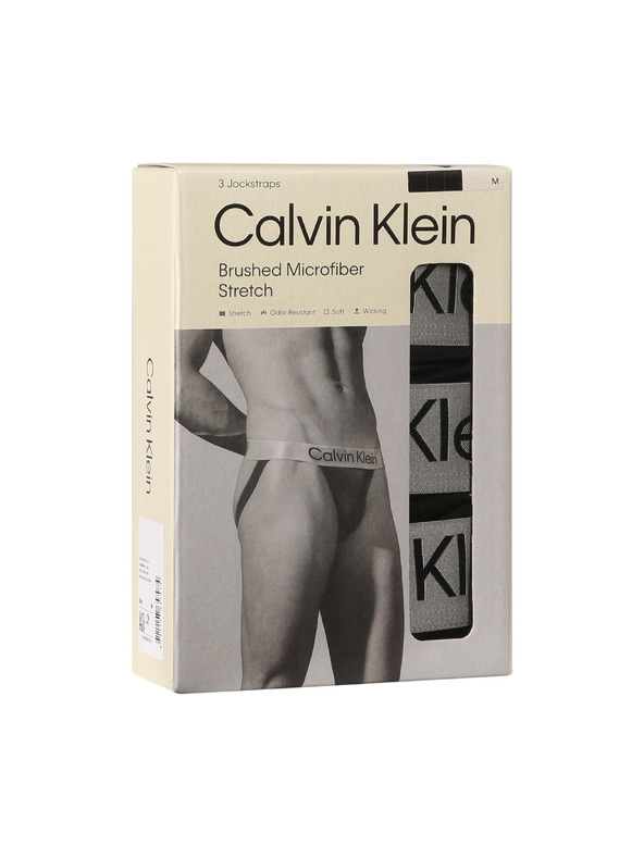 Calvin Klein Komplet treh - moške jockstrap Calvin Klein črne