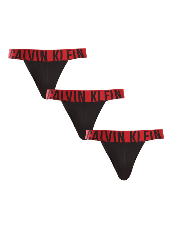 Calvin Klein Komplet treh - moške jockstrap Calvin Klein črne