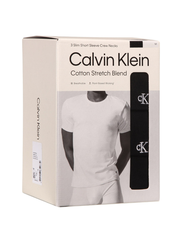 Calvin Klein Komplet treh - moški t-shirt Calvin Klein črn