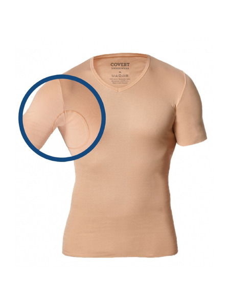 Covert Moški nevidni t-shirt Covert bež