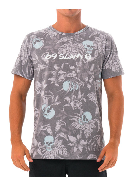 69slam Moška majica 69SLAM WILD GARDEN BLUE HANS
