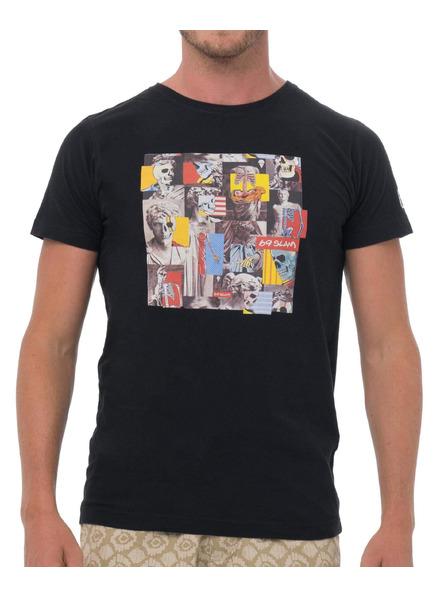 69slam Moška majica 69SLAM SKULLAGE BLACK