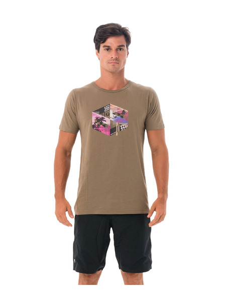 69slam Moška majica 69SLAM LIFESTYLE KHAKI DNA