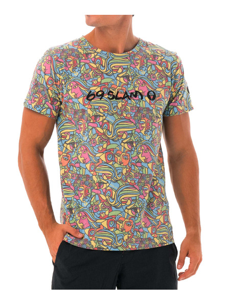 69slam Moška majica 69SLAM CUBISM MOCK