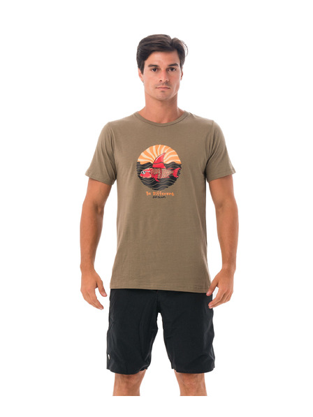 69slam Moška majica 69SLAM SHARK CRUISE KHAKI