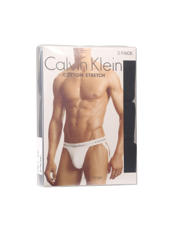 Calvin Klein Komplet treh - moške jockstrap Calvin Klein črne