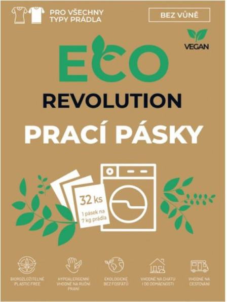 EcoRevolution Pralni trakci EcoRevolution brez vonja 32 kos