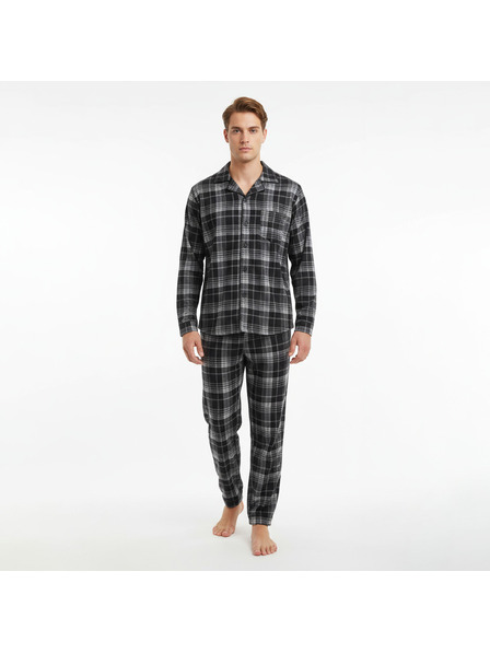 Gianvaglia Moška pižama Gianvaglia večbarvna (2502/black)