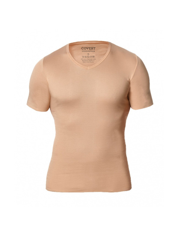 Covert Moški nevidni t-shirt Covert bež
