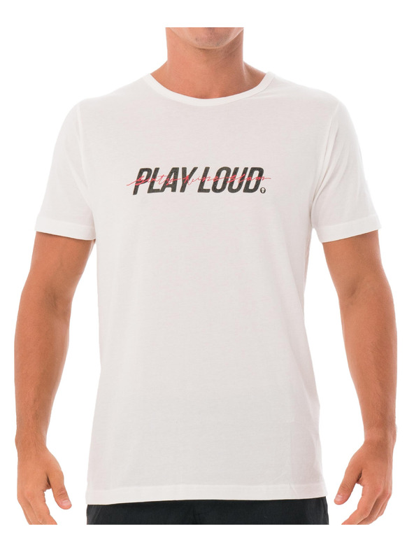 69slam Moška majica 69SLAM PLAYLOUD WHITE DNA