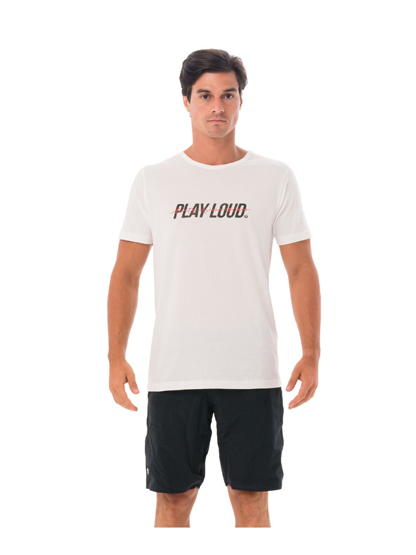 69slam Moška majica 69SLAM PLAYLOUD WHITE DNA