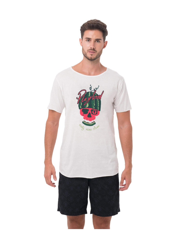 69slam Moška majica 69SLAM MELON RIDER WHITE