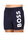 BOSS Temno modre moške kopalke HUGO BOSS Octopus