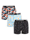 Horsefeathers Frazier 3pack Shorts Horsefeathers - siva