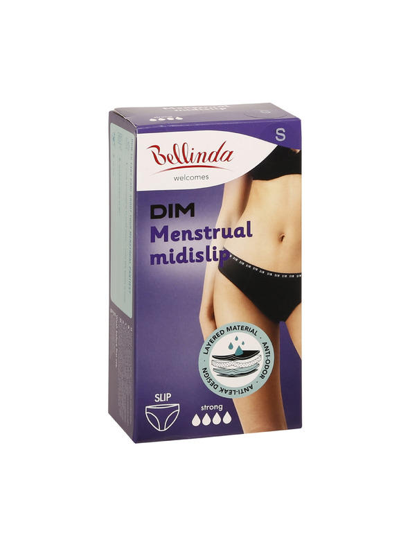 Bellinda Črne menstrualne spodnjice Bellinda MENSTRUAL SLIP STRONG