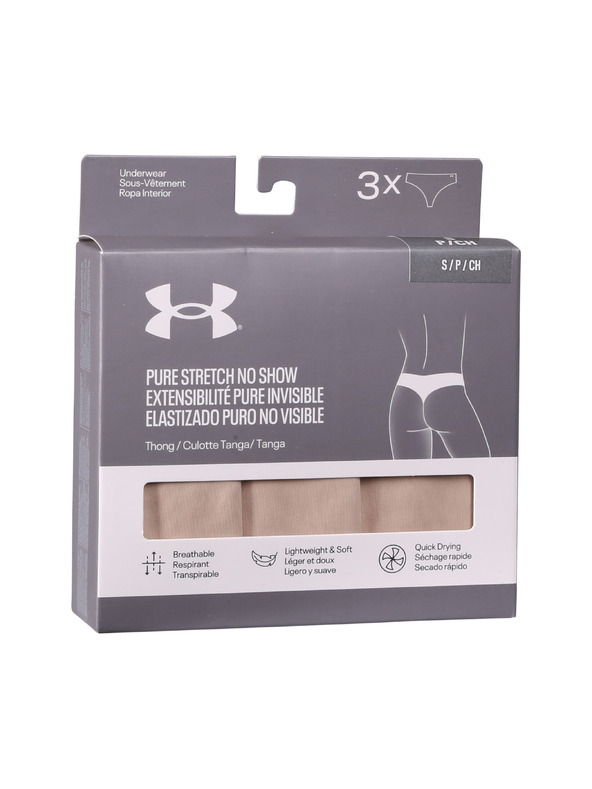 Under Armour Ženske tangice Under Armour UA Pure Stretch NS (3pk)