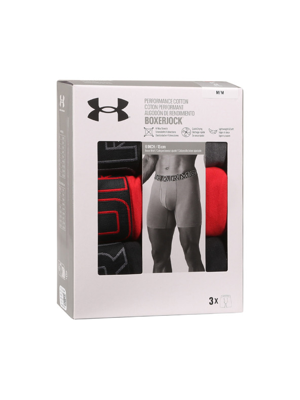 Under Armour Moške bokserice Under Armour M UA Perf Cotton (3pk)