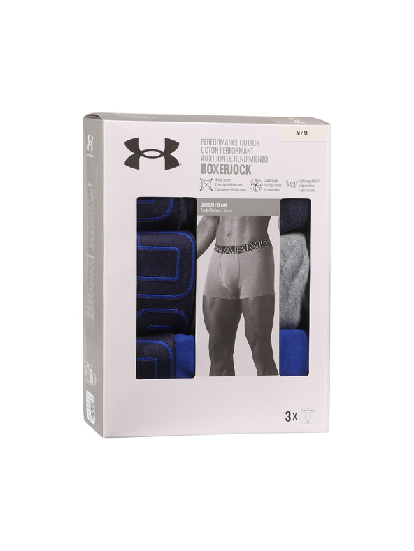 Under Armour Moške bokserice Under Armour M UA Perf Cotton (3pk)
