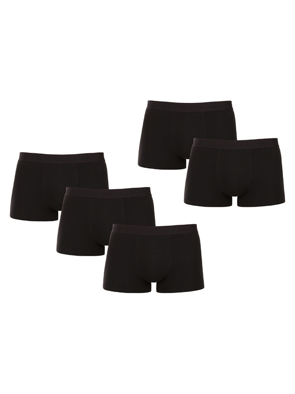 Jack & Jones Komplet petih črnih boksaric Jack & Jones Tone