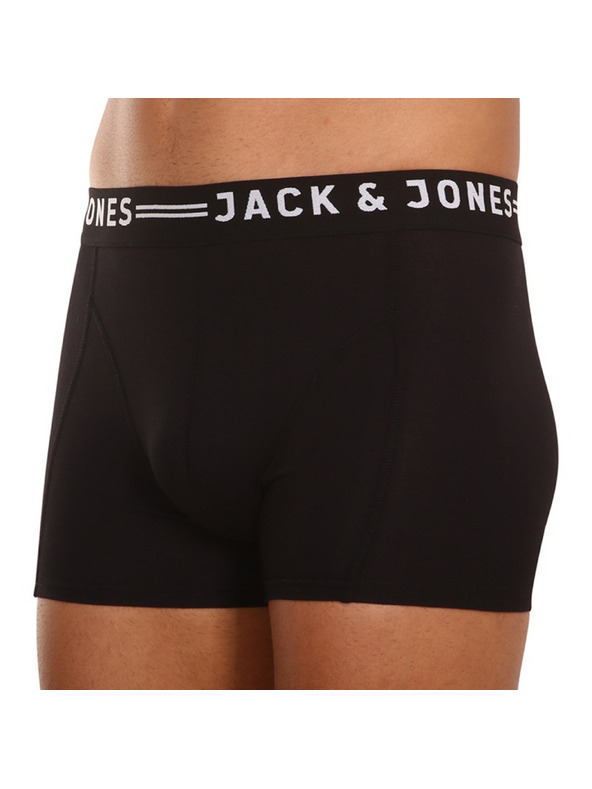 Jack & Jones Komplet treh črnih boksaric Jack & Jones Sense