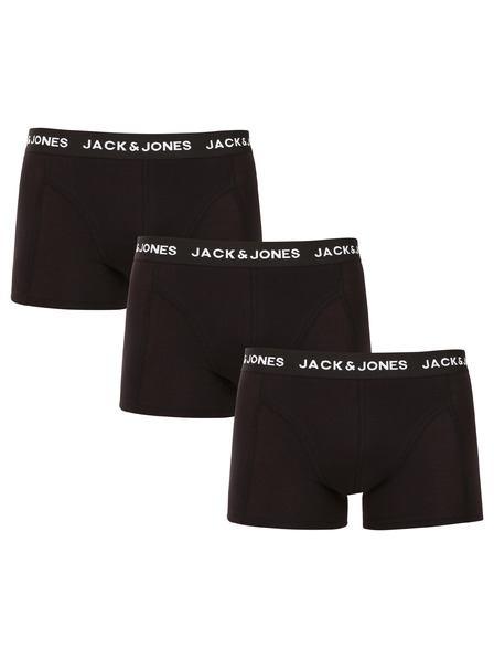 Jack & Jones Komplet treh črnih boksaric Jack & Jones Anthony